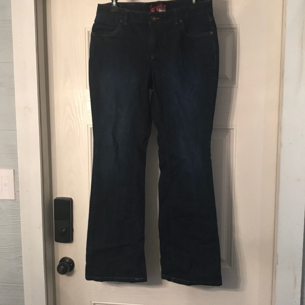 Dark Wash Boot Cut Jeans